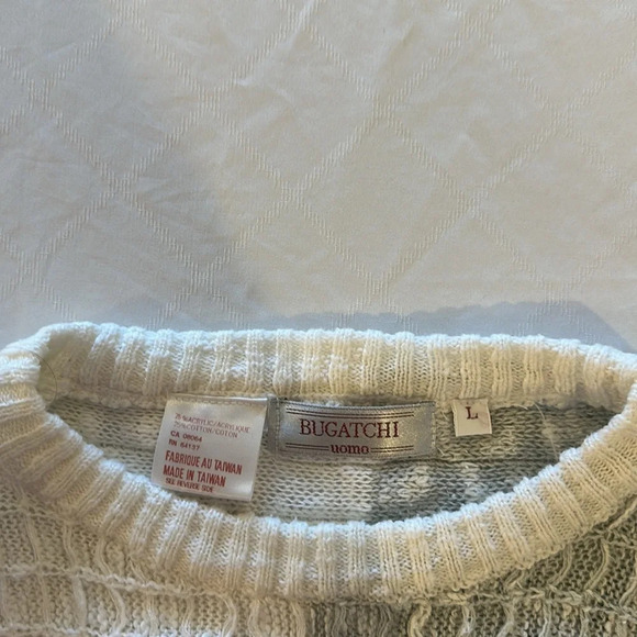 Bugatchi‎ Uomo Mens crew neck crewneck Sweater Large EUC - Picture 2 of 7